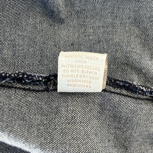 DRESS BARN |  | Women's Lightweight Denim Jean Jacket with Hood | Size 1X - Picture 8 of 8